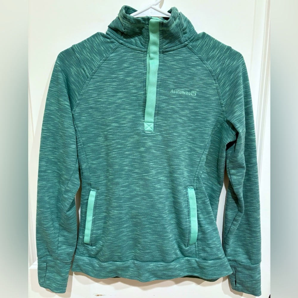 Women's Avalanche Half Snap Pullover Long Sleeve Medium Outdoor Base Layer Warm